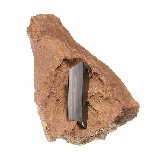Vivianite on matrix