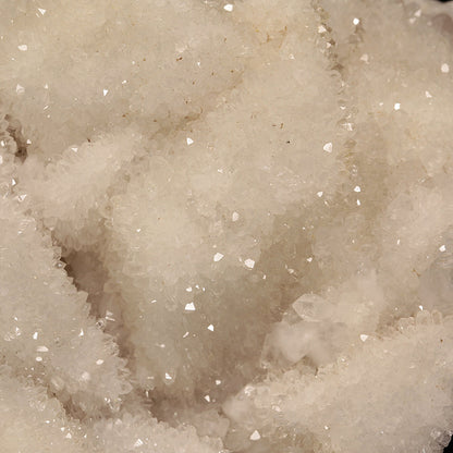 Quartz "casts" after Calcite on matrix