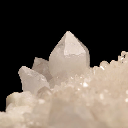 Quartz "casts" after Calcite on matrix
