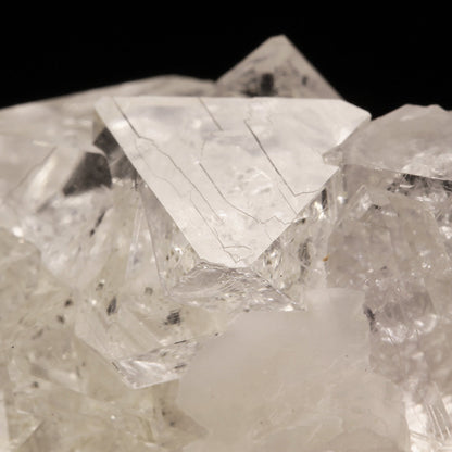 Fluorite with Calcite 
(GEM "ice" crystals)