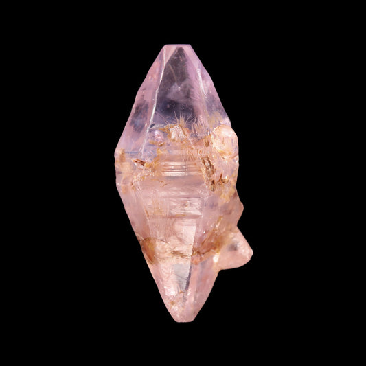 Corundum (var: Sapphire) 
(GEMMY doubly terminated "floater" crystal)
