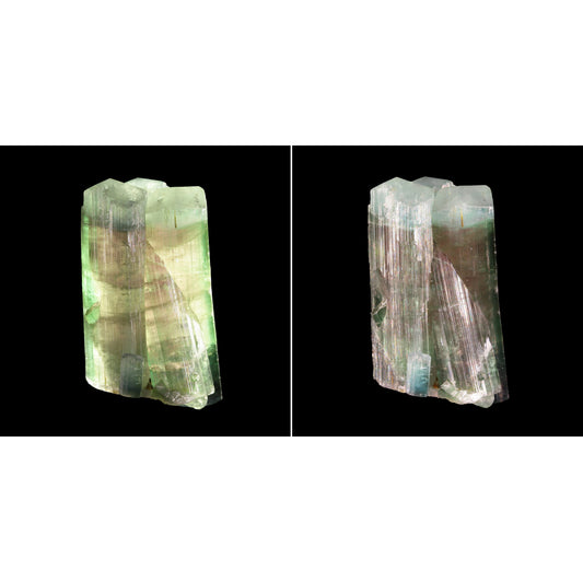 Tourmaline 
(multi-color, multi-terminated crystal group)