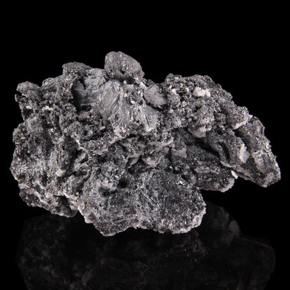 Polybasite 
(pseudomorph after Acanthite)