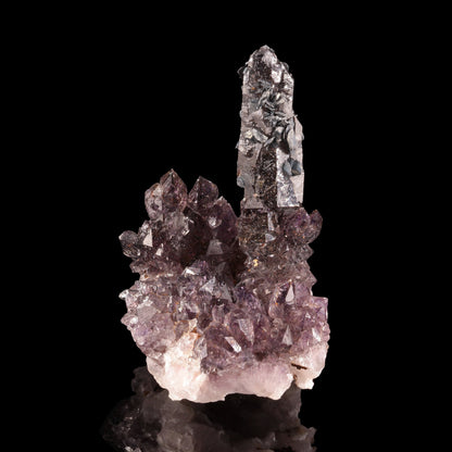Amethyst with Goethite / Hematite