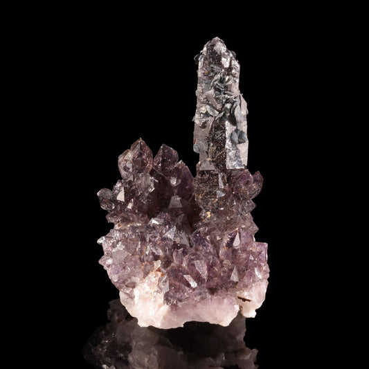 Amethyst with Goethite / Hematite