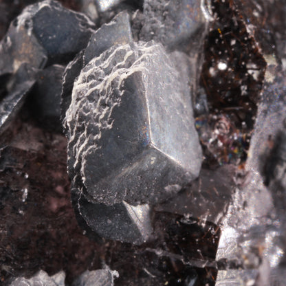 Amethyst with Goethite / Hematite